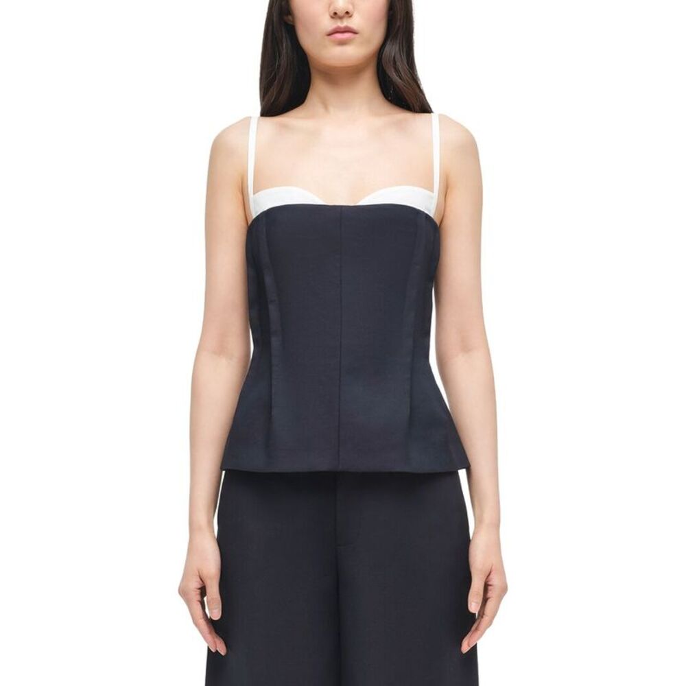 Simkhai Womens  Charlee Bustier Top, Black